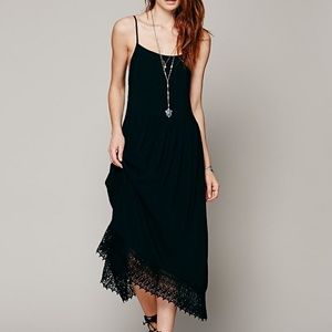 Easy Breezy Crochet Hem Dress